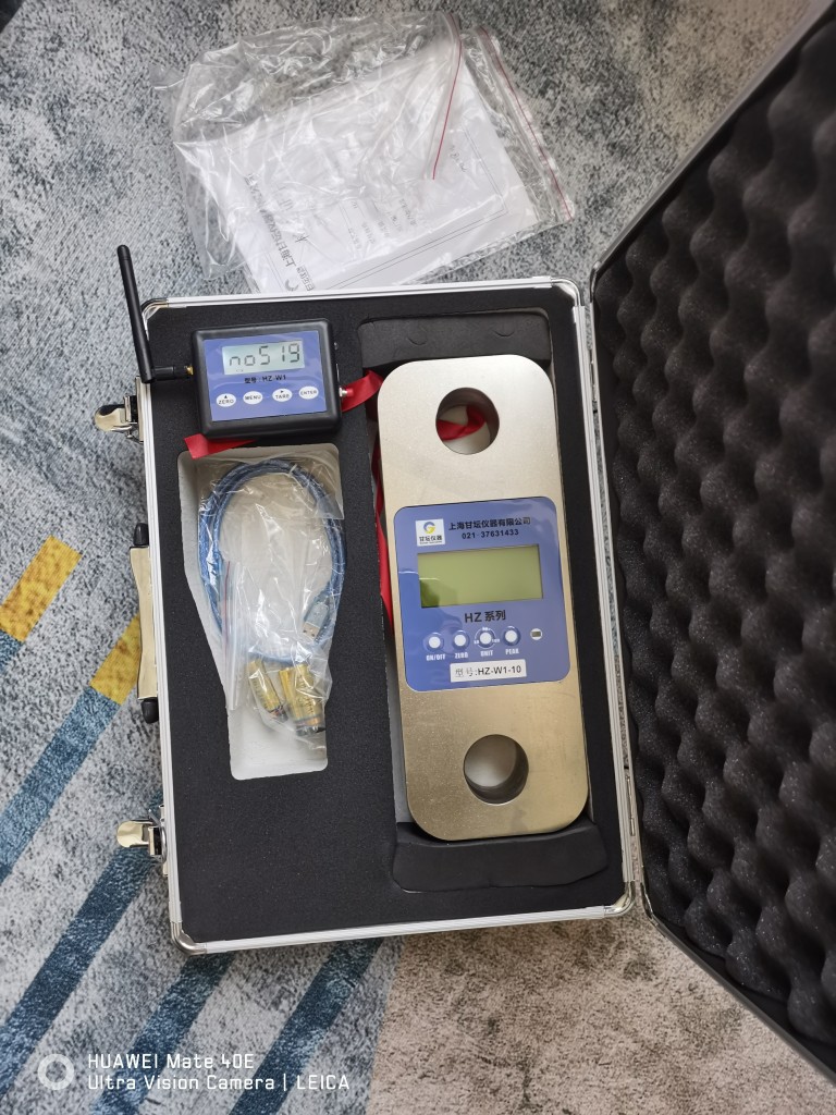 定制加厚拉力計(jì)155噸的使用